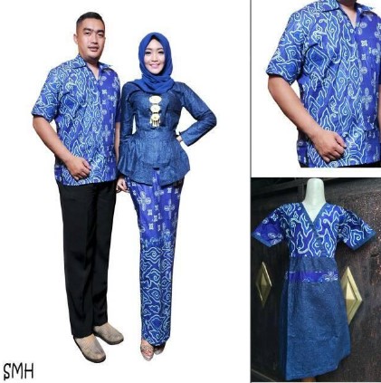 12 Koleksi Baju  Batik  Seragam  Keluarga  Model  Terbaru 2019