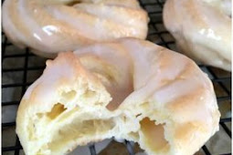 OVEN BAKED FRENCH CRULLER DONUTS