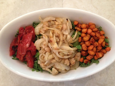 White Bean Salad with Oven Roasted Fennel, Tomatoes & Carrots Recipe