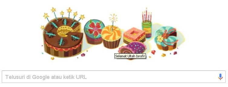 Kue Ulang Tahun Spesial Dari Google
