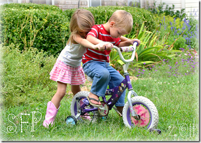Sarah helping Sam 1