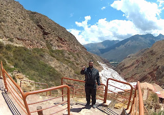 Registrando presença nas Salineras de Maras / Peru.