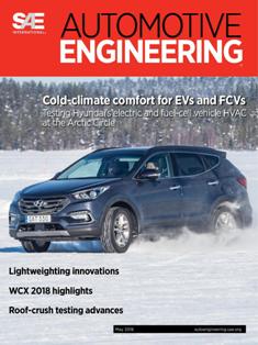 Automotive Engineering 2018-05 - May 2018 | ISSN 2331-7639 | TRUE PDF | Mensile | Professionisti | Meccanica | Progettazione | Automobili | Tecnologia
Automotive industry engineers and product developers are pushing the boundaries of technology for better vehicle efficiency, performance, safety and comfort. Increasingly stringent fuel economy, emissions and safety regulations, and the ongoing challenge of adding customer-pleasing features while reducing cost, are driving this development.
In the U.S., Europe, and Asia, new regulations aimed at reducing vehicle fuel consumption/CO2 are opening the door for exciting advancements in combustion engines, fuels, electrified powertrains, and new energy-storage technologies. Meanwhile, technologies that connect us to our vehicles are steadily paving the way toward automated and even autonomous driving.
Each issue includes special features and technology reports, from topics including:  vehicle development & systems engineering, powertrain & subsystems, environment, electronics, testing & simulation, and design for manufacturing