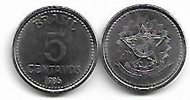Moeda de 5 centavos, 1986