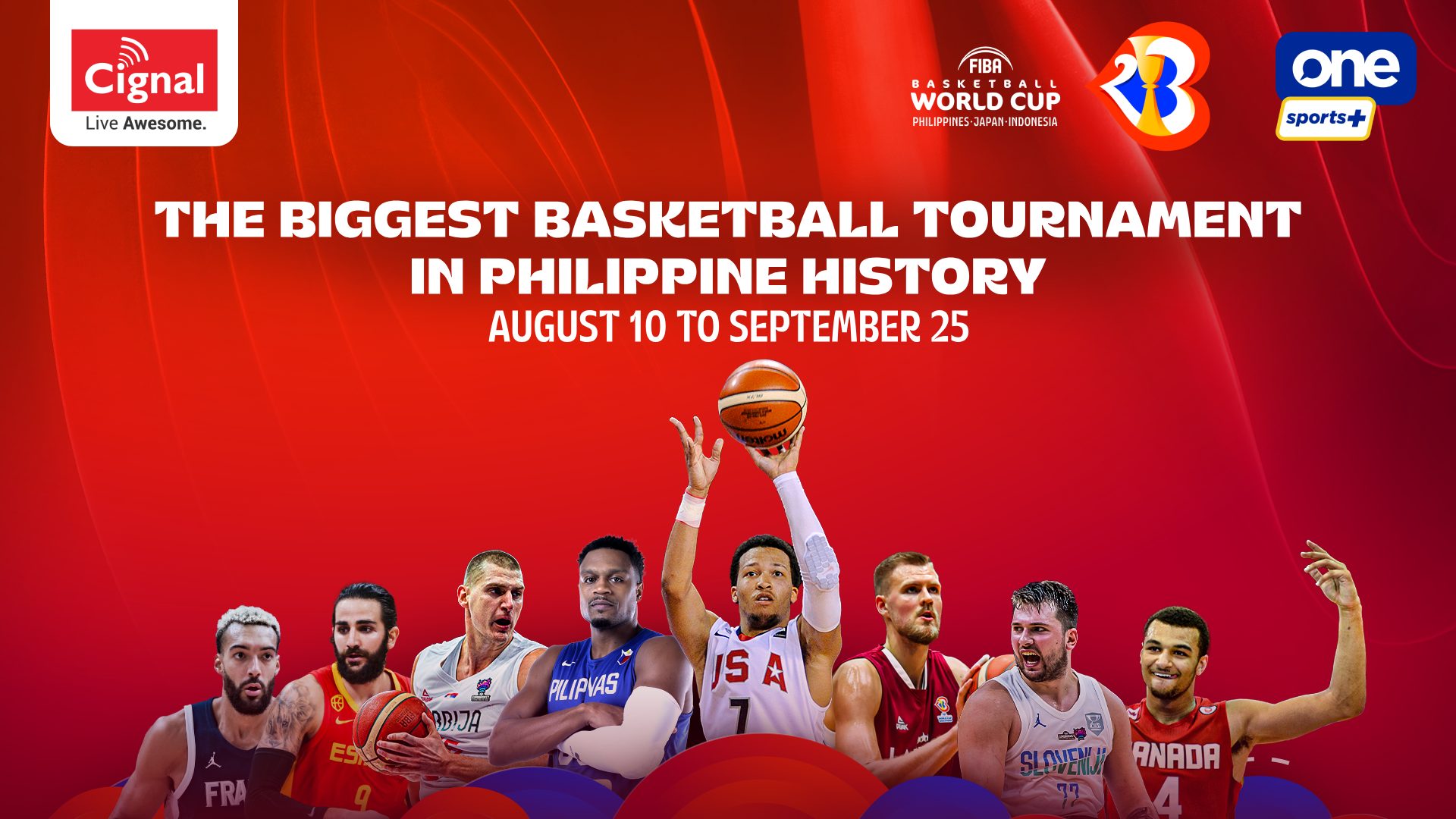 Catch the FIBA Basketball World Cup 2023 and more on Cignal TV