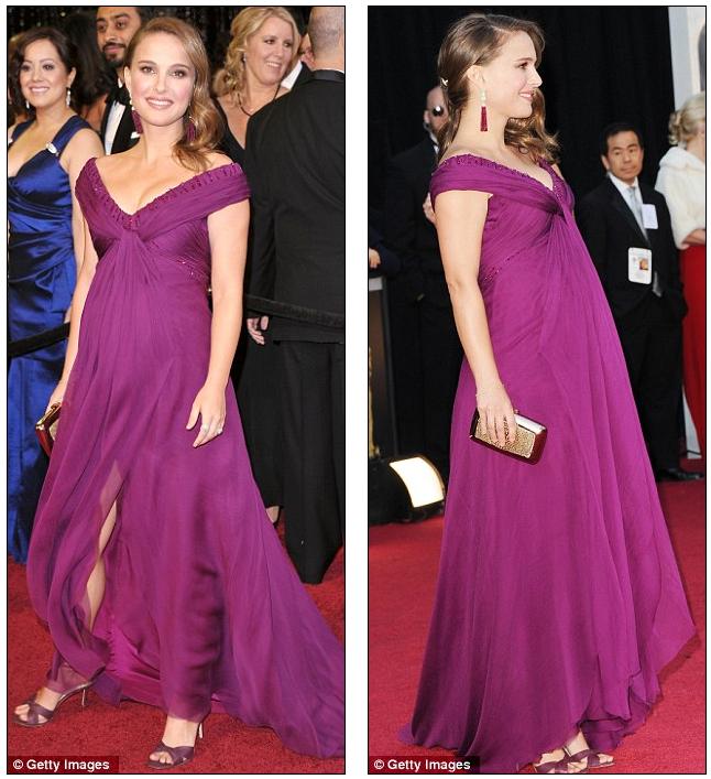 Natalie Portman Oscars 2011 Pregnant. Pregnant Natalie Portman