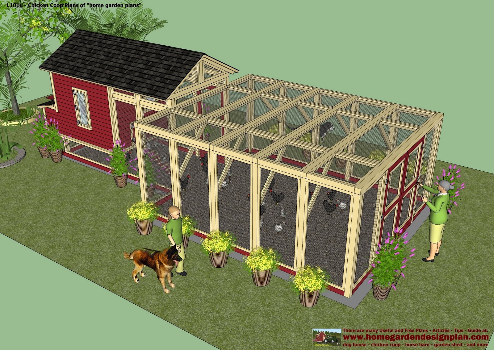 L101 - Chicken Coop Plans Construction - Chicken Coop Design - How To 