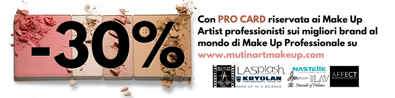 Professione Make Up Artist - Tariffario Prezzi Consigliati - PRO CARD