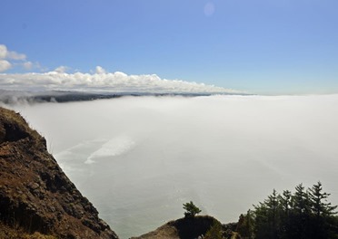 Fog over Agate Beach