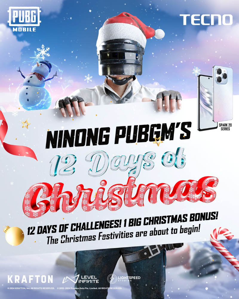 The PUBG's 12 Days of Christmas Challenge