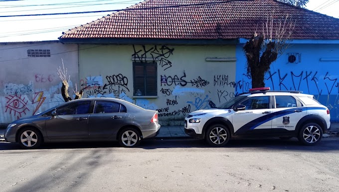 Guarda Municipal de Cachoeirinha recupera veículo roubado em Gravataí