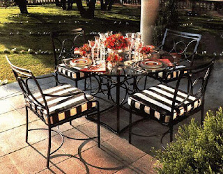 Wrought Iron Outdoor Furniture , Decoration and Design