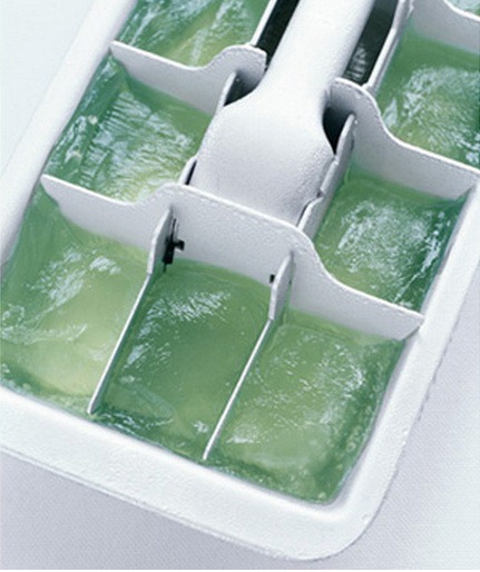 aloe vera ice cubes