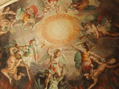 sistine chapel, angels, ceiling