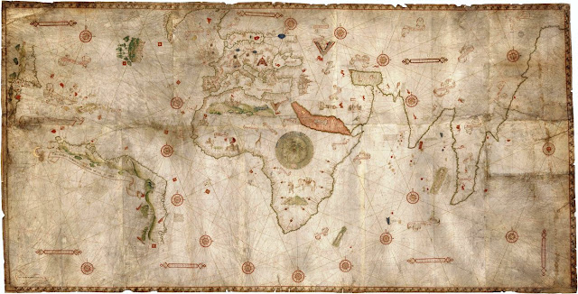 Nicolás de Caverio, Mapa