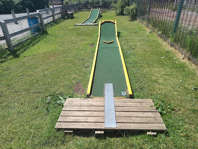 Crazy Golf at the Lake District Coast Aquarium in Maryport