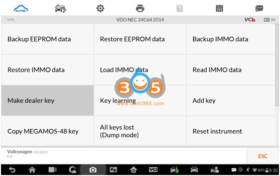 Autel IM608 VW Advanced Mode Key Learning 11