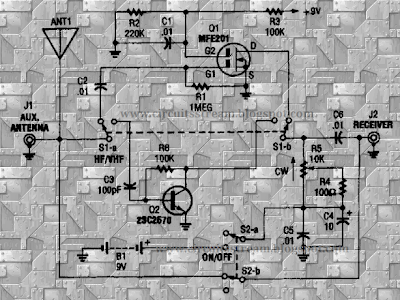 Switchable Vhf Active Antenna Circuit Diagram