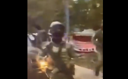 Video: Tres cabezas humanas y un narcomensaje en guarnición militar de Cancún