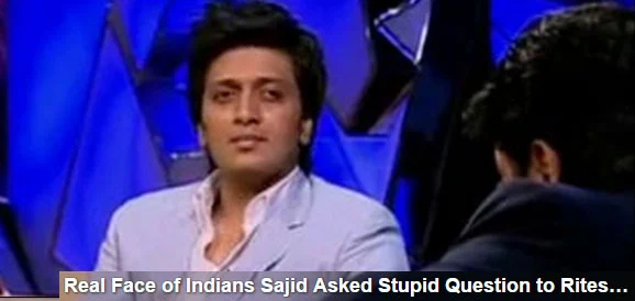 Ritesh Deshmukh reply when Sajid khan asked are you Gay