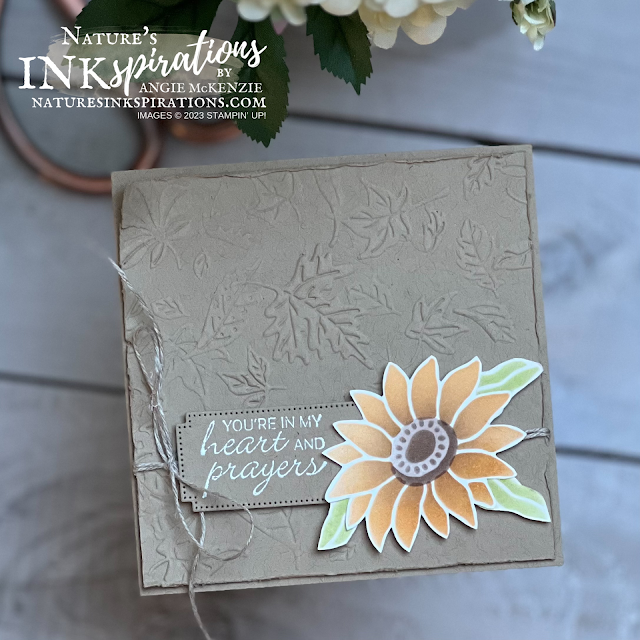 Stampin' Up! Abundant Beauty Sunflower sympathy cards | Nature's INKspirations by Angie McKenzie