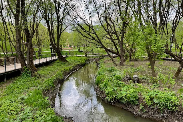 Парк Яуза, река Чермянка