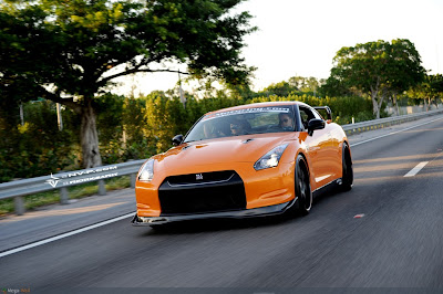 NISSAN SKYLINE  VQ Lambo Orange GTR