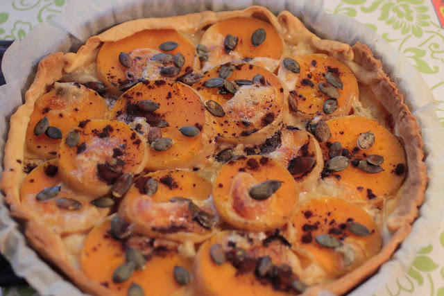 Tarte à la courge butternut