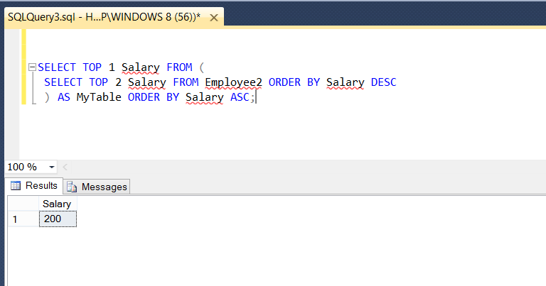 Sql where highest value