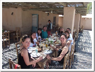 Tour Group Enjoying Lunch