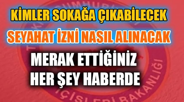 İçişleri Bakanlığı yeni koronavirüs kısıtlamalarını duyurdu