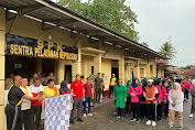 Sambut Hari Bhayangkara, Polres Sarolangun Gelar Olahraga Bersama TNI dan Forkompimda.