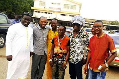 Kojo Antwi, Rex Omar, Bandex, Obour, Others Visit Amakye Dede