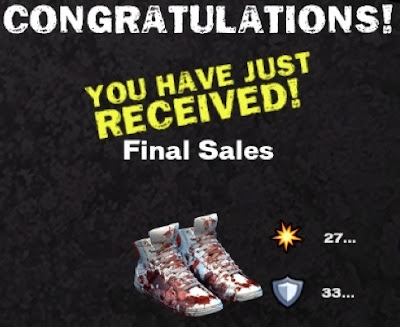 Final Sales with 5% Melee Attack Modifier