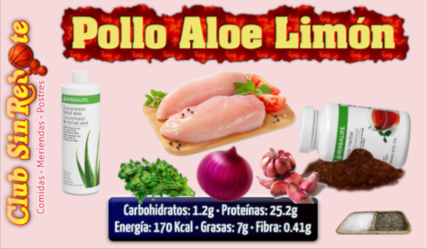 imagen de portada en mi Blog - Recetario de Cenas Sanas y Tentadoras con los Ingredientes del Pollo Aloe Limón