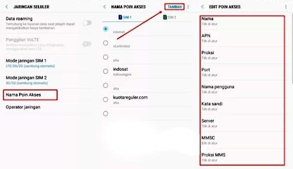 Setting Internet 3 Di Modem