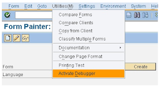 How to Activate Debugger to Debug Sapscript in Different Ways
