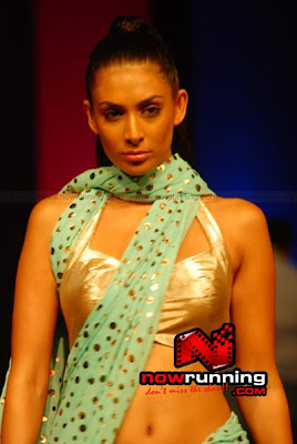 Models in designer saree at Source Fashion Show