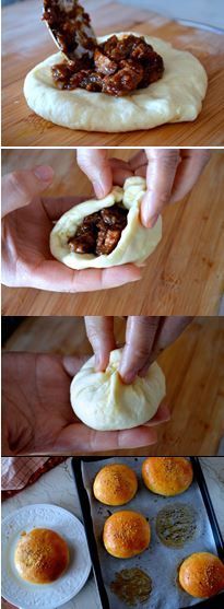 How to made Chinese BBQ pork buns