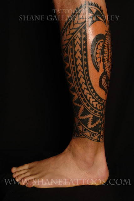 Rotuman Calf Tattoo