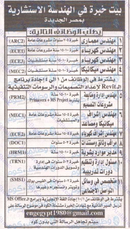 وظائف الاهرام الجمعة 18أكتوبر18/10/2019 - وظائف دوت كوم