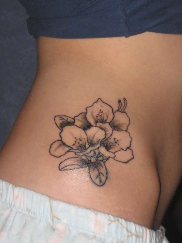 Cherry Blossom Flower Tattoo Designs for Women