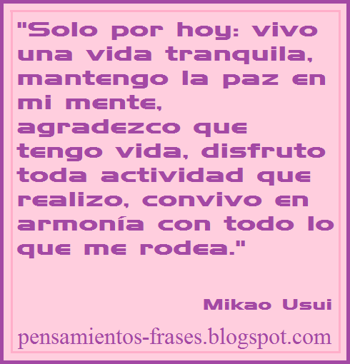 frases de Mikao Usui