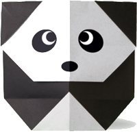 Origami Binatang Panda