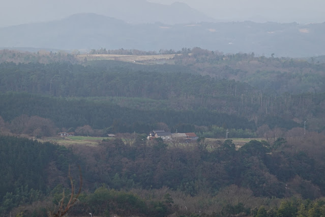 鳥取県米子市淀江町本宮 山道からの眺望