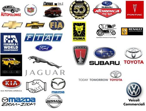  car manufacturers logos