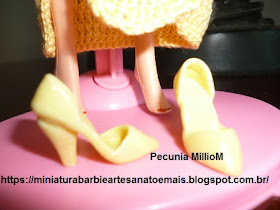 Sapatinhos de Biscuit Para Bonecas Barbie  Criados Por Pecunia MillioM 9