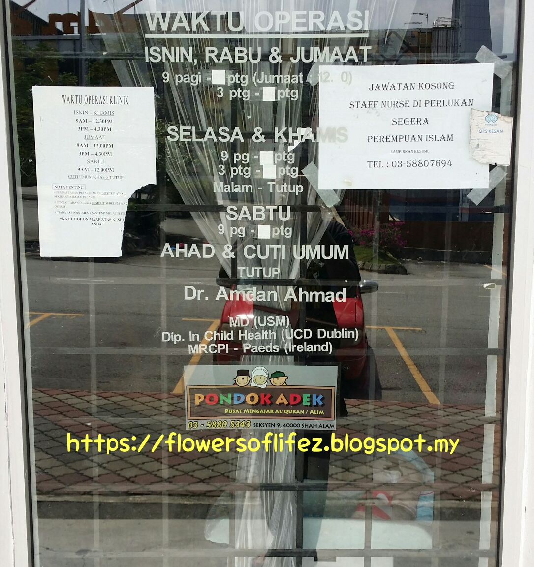 Flowers of Life: Klinik Pediatrik Adek (Pakar Kanak-Kanak 