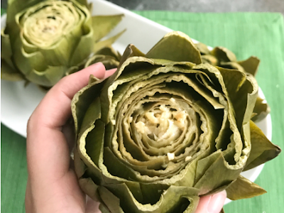 Instant Pot Parmesan Garlic Artichokes #vegetarian 