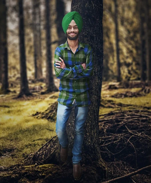 Standing in Front of Tree, Harman Singh Bansal